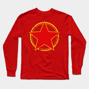 Red Star Emblem Long Sleeve T-Shirt